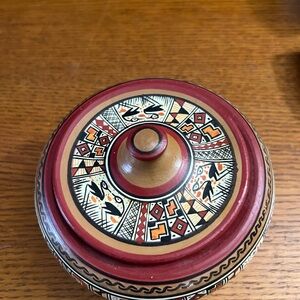 Intricate Patterned Lidded Bowl